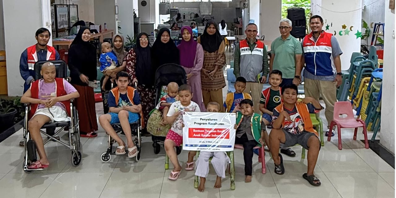 UPZ (Bazma) Pertamina Retail Salurkan Bantuan Kesehatan bagi Anak Pejuang Kanker melalui Yayasan Kasih Anak Kanker Indonesia